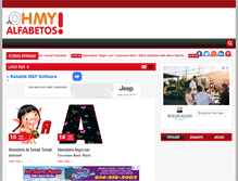 Tablet Screenshot of ohmyalfabetos.com